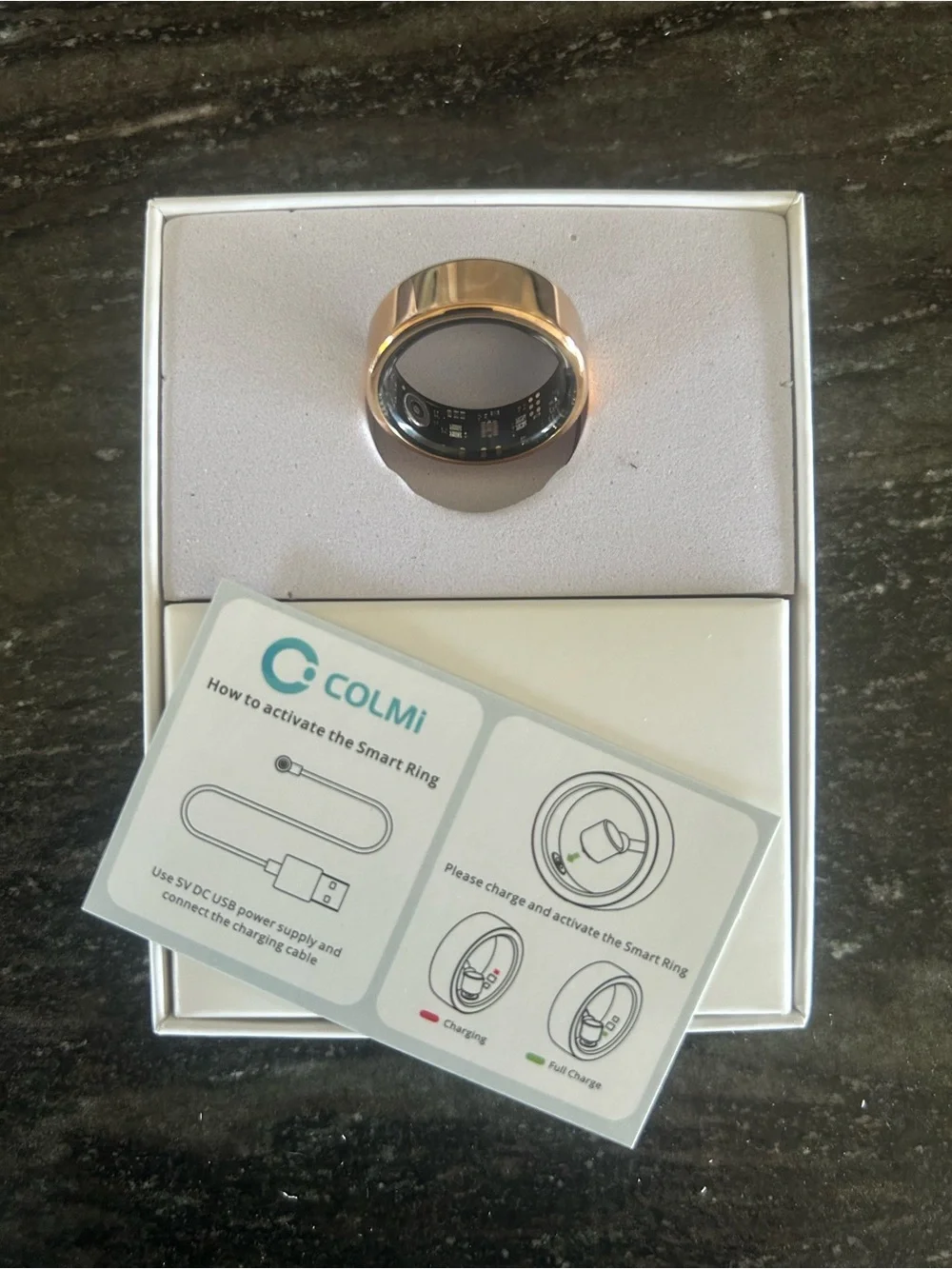R02 Smart Ring - Rose Gold Size #9